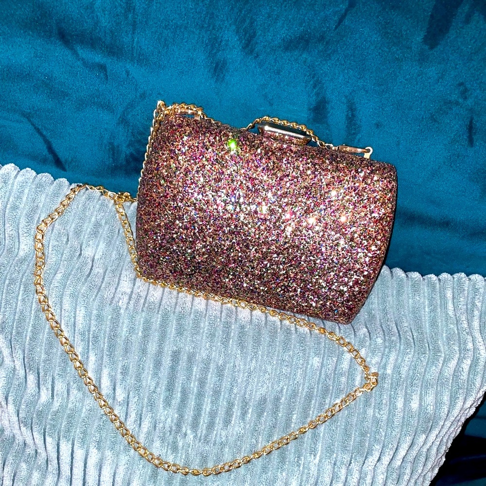 Glitter Glimmer n Shimmer Party clutch/ purse